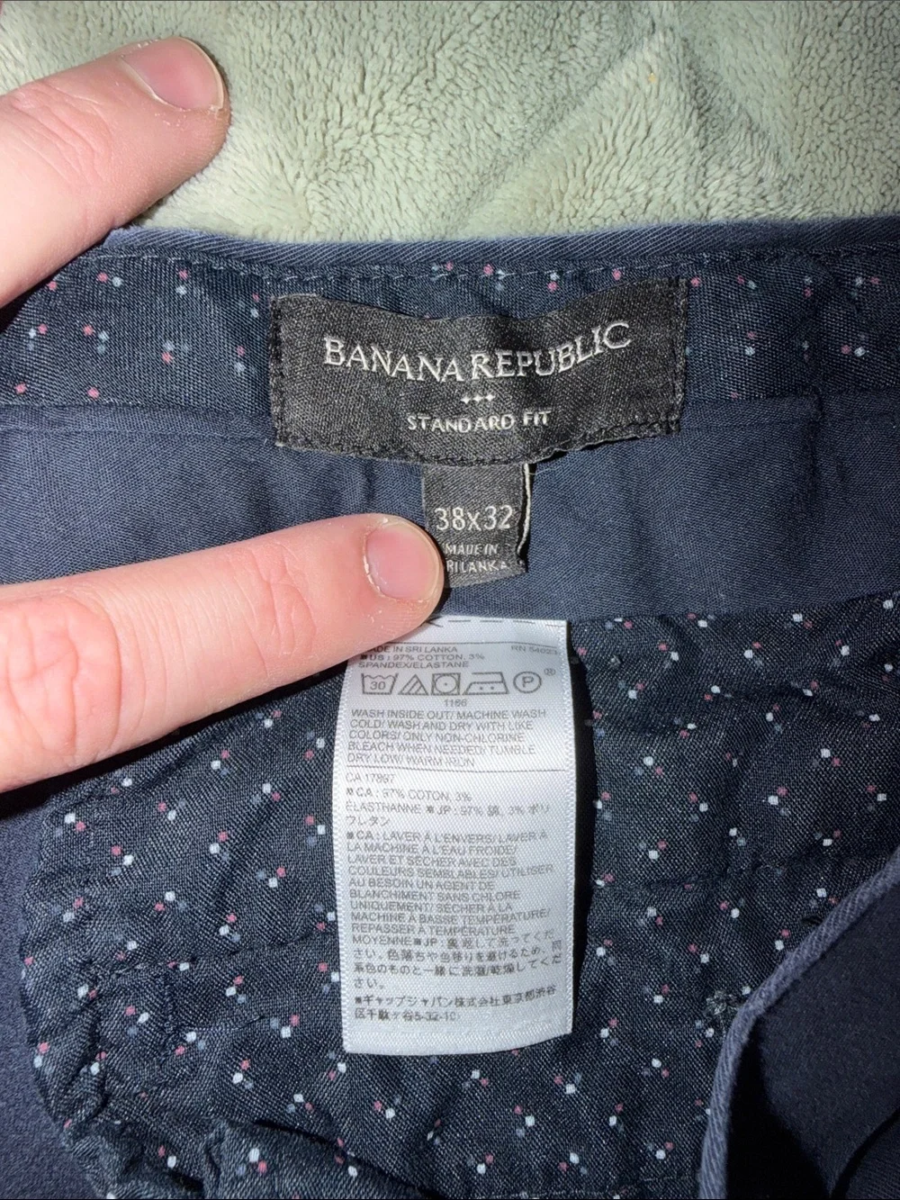Banana Republic Men's Navy Chinos